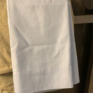 Pottery barn kids blue linen curtains